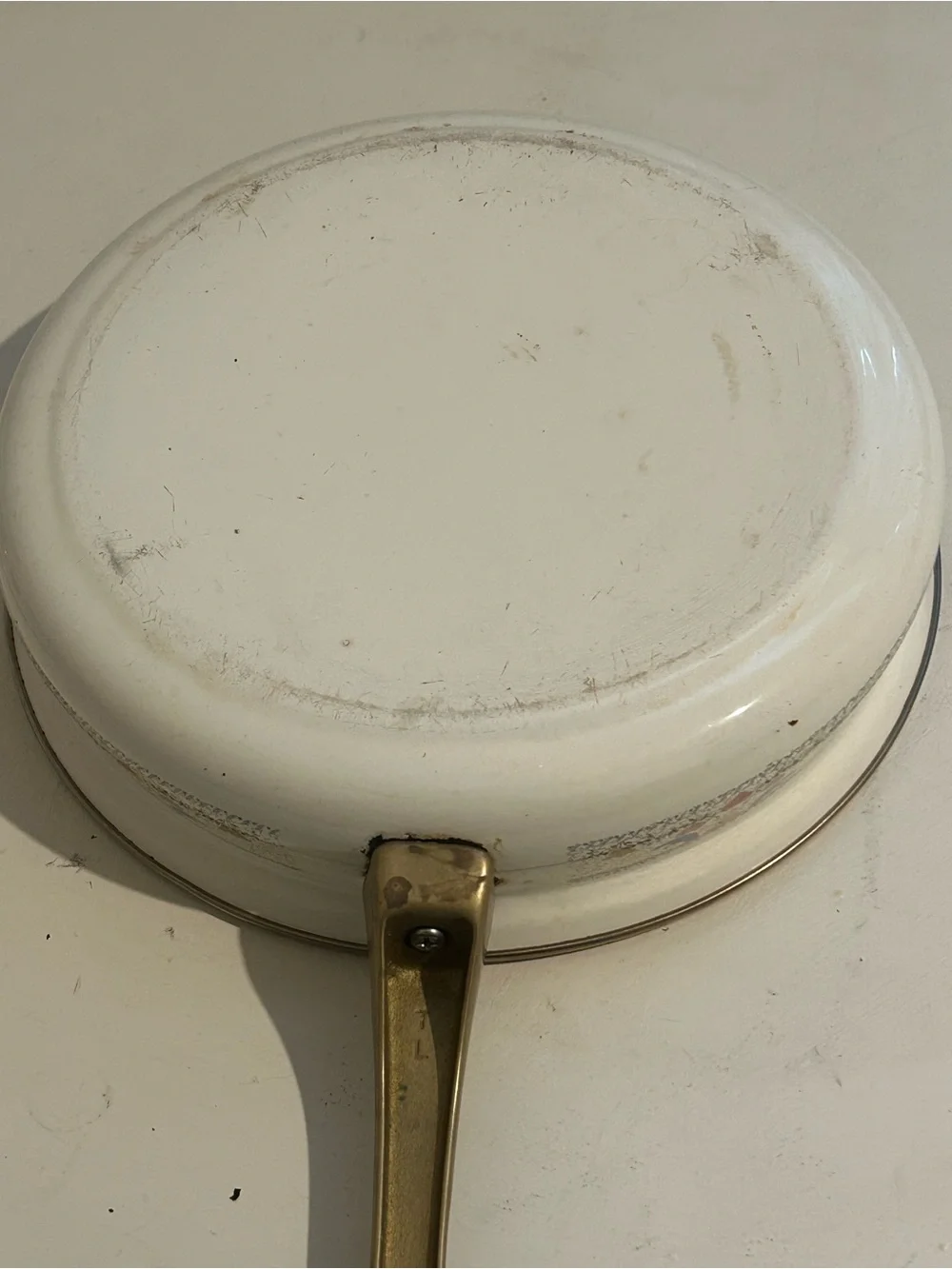 Vtg Enamelware Pan
